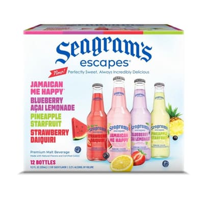 Seagram's Escapes Assorted Flavored Cocktails in Bottle 12 Units / 330 mL / 12 oz