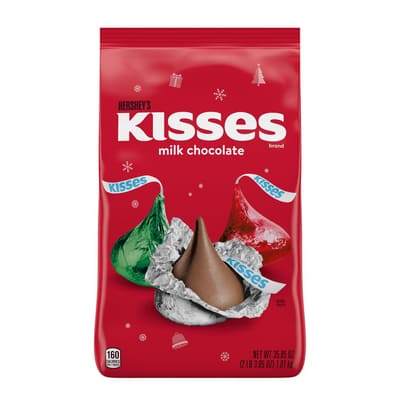 Hershey's Holiday Kisses Chocolates 1.01 kg / 35.85 oz
