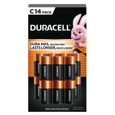 Duracell C Alkaline Batteries 14 Units