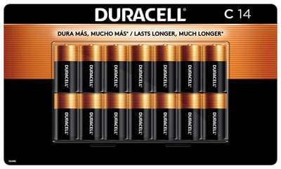 Duracell C Alkaline Batteries 14 Units