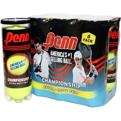 Penn Tennis Balls 6 Pack / 18 Units