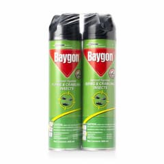 Baygon Spray Against Flying and Crawling Insects 2 Units / 400 mL / 13.5 oz