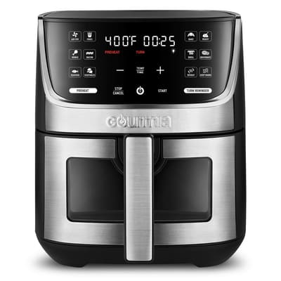 Gourmia Stainless Steel Air Fryer 6.62 L / 7 qt