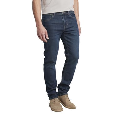 Copper and Oak Men's Dark Blue 5-Pocket Jeans