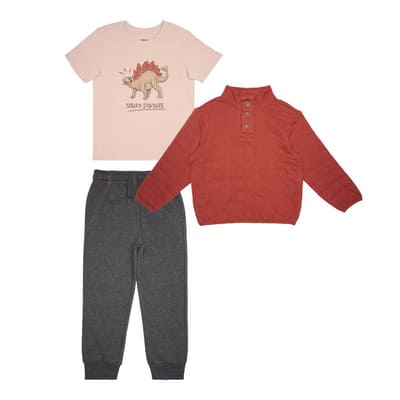 Pekkle Soft Knit 3-Piece Set for Boys