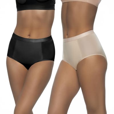 Black Bow Women's Shaper Panties 3 Units
