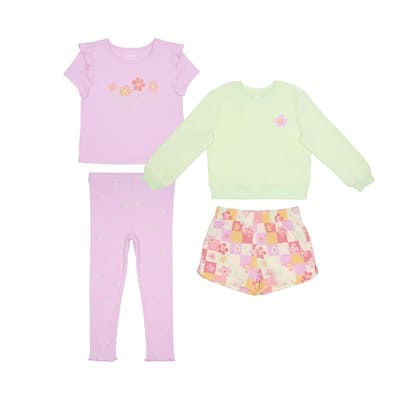 Pekkle Outfit Set for Girls 4 Pieces