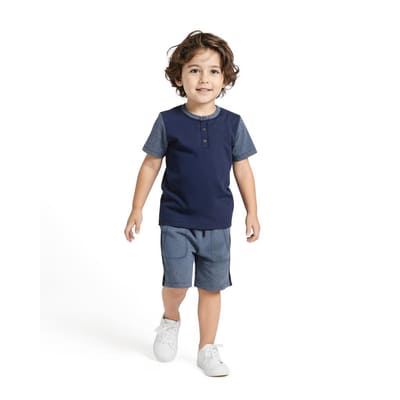 Splendid Boys' T-Shirt and Bermuda Shorts Set 3 Pieces