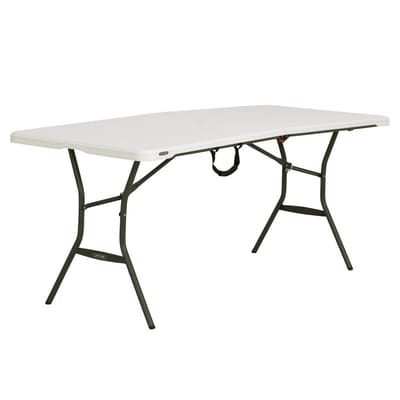Lifetime Fold-in Half Table 73 cm x 183 cm x 76 cm / 29" x 72" x 30"