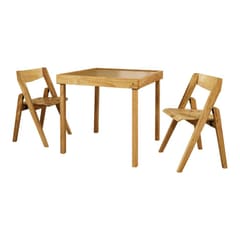 Stakmore Folding Children's Dining Set with Chairs 3 Pieces