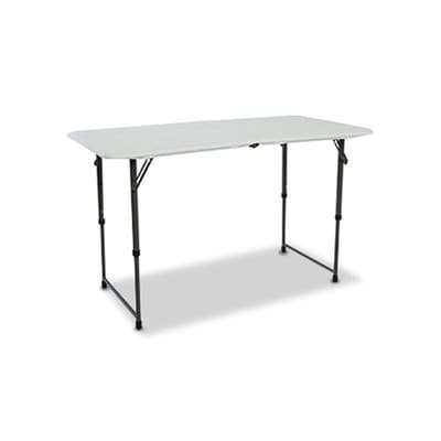 Lifetime Products Half Folding Commercial Table 122 cm x 61 cm x 91 cm / 48" x 24" x 36"