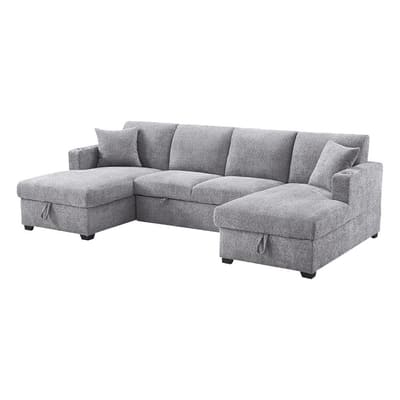Genesis Fold-Out Sofa Bed with Storage Space