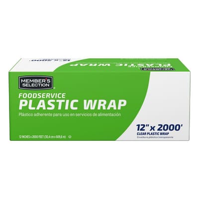 Selection Plastic Food Wrap 30.4 cm x 609.6 m / 12" x 2000'