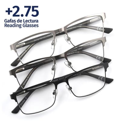 Foster Grant +2.75 Kyne Lyden Reading Glasses 3 Units