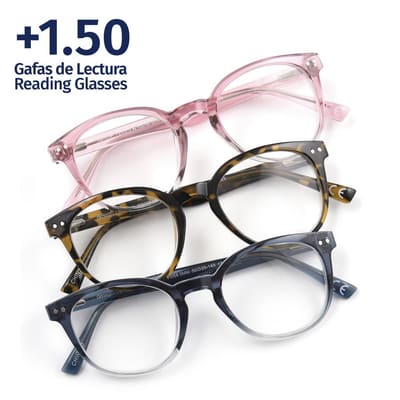 Foster Grant +1.50 Clansy Lola Reading Glasses 3 Units