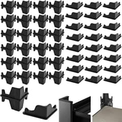 Sraseenomy 50 Pcs Post Inserts Connectors for Storage Rack and Whalen Muscle Rack Shelving