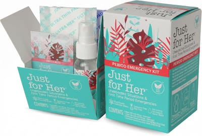 Just for Her Emergency Period Kit, 3 Pack, Bundle of 3