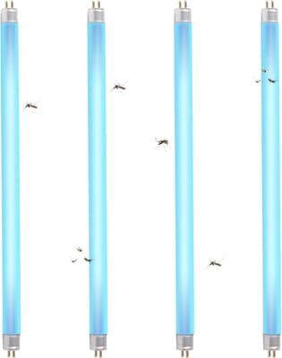 uvcoolplunge Indoor Bug Zapper, 8W 12 Inch T5 Replacement UV Bulb F8T5/BL