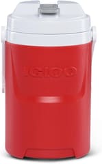 Igloo 00031261 Laguna Sports Beverage Cooler Jug with Chain Link Fence Hooks, 1/2 Gallon, Bundle of 2