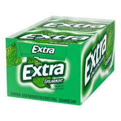 Wrigley's Extra Spearmint Sugar-Free Gum 10 Packs 37.5 g / 1.32 oz
