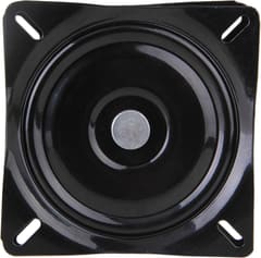 BQLZR 6 inch A3 Steel Plate Black Ball Bearing Square Swivel Turntable Chair Swivel for Bar