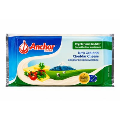 Anchor Vegetarian Cheddar Cheese 1 kg / 2.20 lb