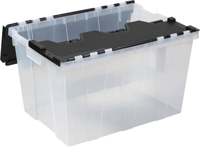 GREENMADE Clear Plastic Storage Container Interlocking Lid (2 Pack)