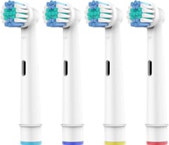 SetSail Toothbrush Heads for Oral B, 4 Pack Professional Electric Toothbrush Replacement Heads