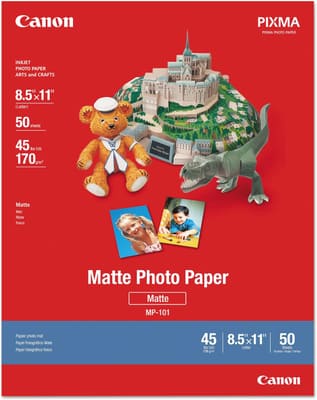 Canon 7981A004 Photo Paper Plus, Matte, 8-1/2 x 11 (Pack of 50 Sheets), Bundle of 3
