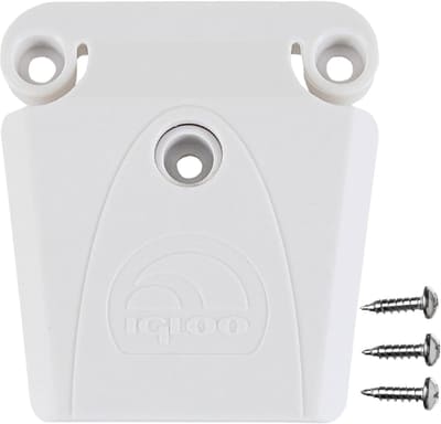 Igloo Universal Plastic Latch Closure, White, Bundle of 3