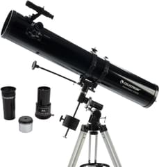 Celestron PowerSeeker 114EQ Reflector Telescope for Backyard Astronomy