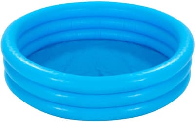 Intex 58426EP Crystal Blue Inflatable Kiddie Pool, 58in x 13in, for Ages 2+, Bundle of 2
