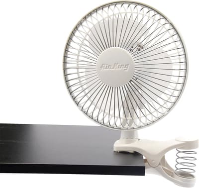 Air King 9145 6-Inch 2-Speed Clip-On Fan
