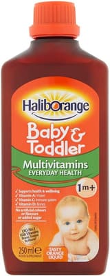 Sevenseas Haliborange All Natural Orange Flavour Multivitamni Liquid, Bundle of 2