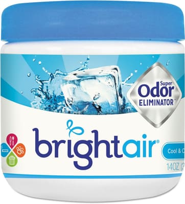 Bright Air Super Odor Eliminator, Cool And Clean, Blue, 14 Oz