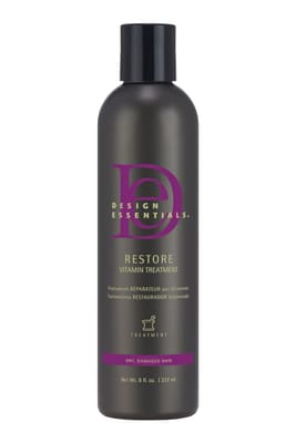 Design Essentials Restore Vitamin Treatment for Dry Damaged Hair, 8fl oz, Bundle of 2