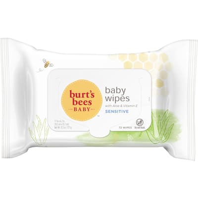 Burt's Bees Baby 20792850004157 Chlorine-Free Wipes, Unscented Natural Baby Wipes, Bundle of 2
