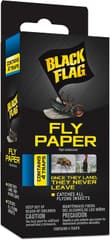 Black Flag Fly Paper 4 Traps, Catches All Flying Insects, 24 Pack, Bundle of 7