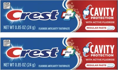 Crest Cavity Protection Toothpaste, 0.85 oz, Bundle of 4