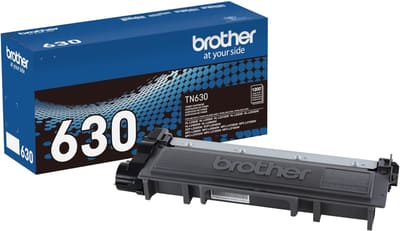 Brother Genuine Standard Yield Toner Cartridge, TN630, Replacement Black Toner