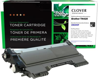 Clover Remanufactured Toner Cartridge Replacement for Brother TN420