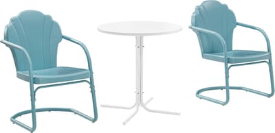 Crosley Furniture Tulip 3-Piece Outdoor Bistro Set