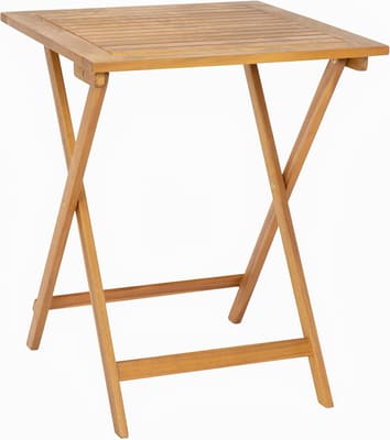 Flash Furniture Martindale Solid Acacia Wood Folding Patio Table