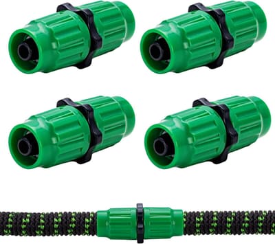 Mageeki 4 Sets Expandable Garden Hose Repair Kit, Fits 3/4" & 5/8" Hoses, Bundle of 4