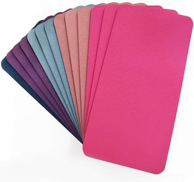 Generic Yoga Mat, PE Gymnastics Mat, Small Training Pad, 17cm, Bundle of 3