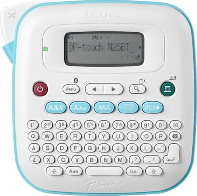 Brother P-Touch N25BTV3 Label Maker, Bluetooth Portable Handheld Bundle