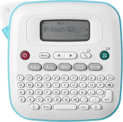 Brother P-Touch PT-N20 Personal Desktop Label Maker, Portable, Handheld and Prints, 12mm