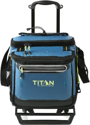Titan by Arctic Zone 60 Can Cooler with Wheeled Cart, Ice Up to 3 Days