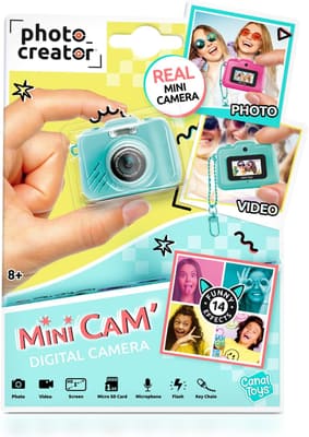 Canal Toys Photo Creator Mini’Cam Original Digital Camera, Bundle of 2