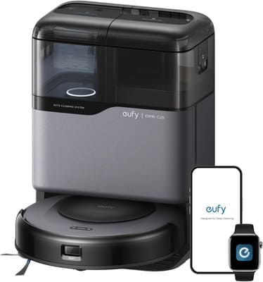 eufy Omni C20 Robot Vacuum and Mop Combo for Hardwood and Carpet, 7,000 Pa